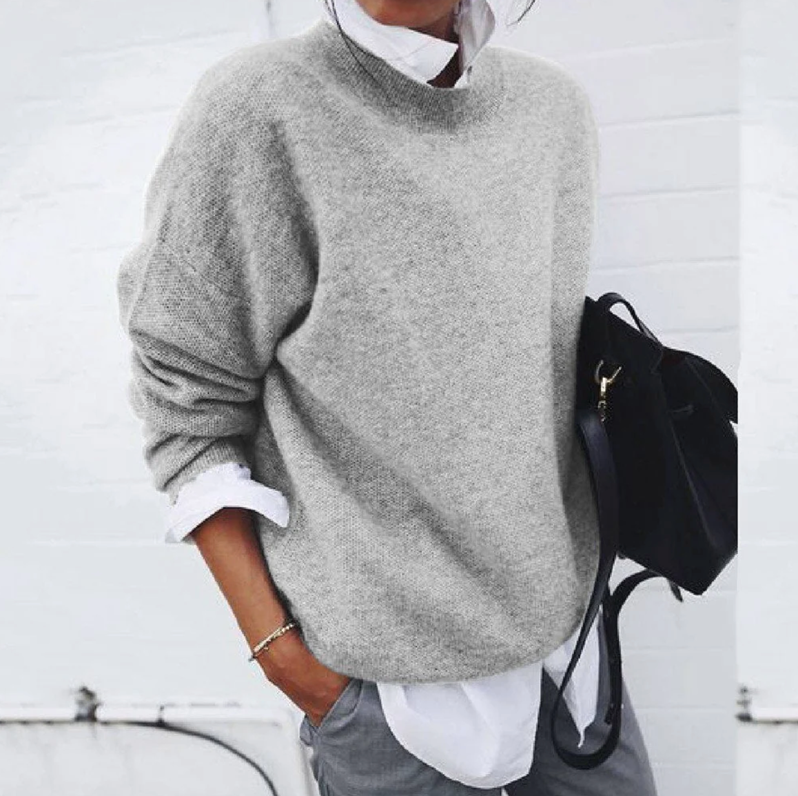 Soft Women's Cotton Warm Sweater