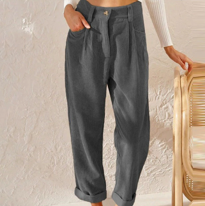 Comfortable Casual Corduroy Pants Relax