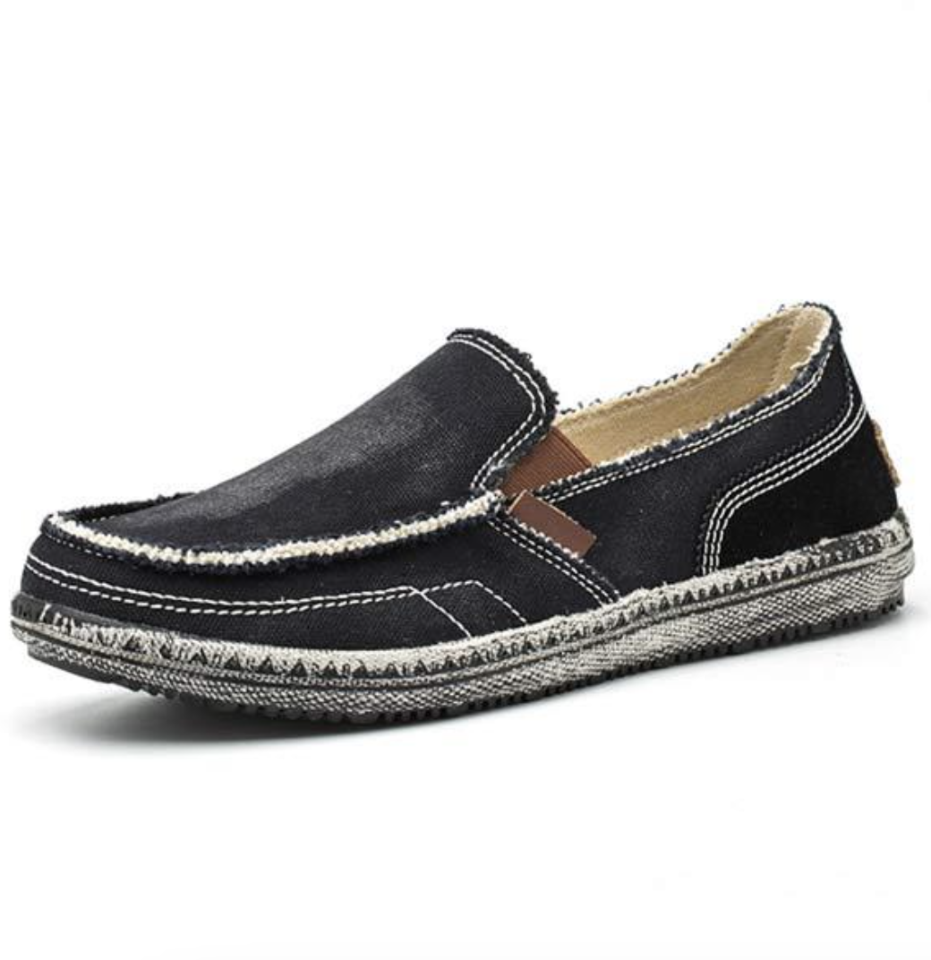Men's Loafers Denim Look Modern