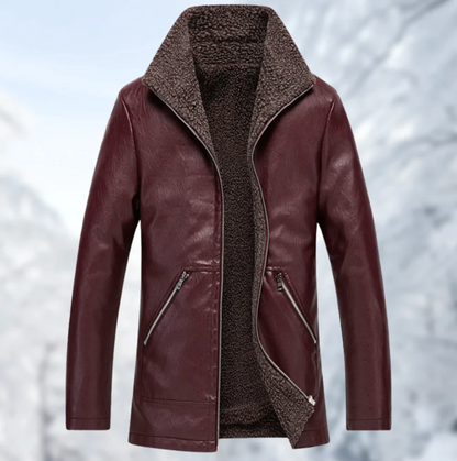Stilvolle Lederjacke Damen Elegant Schwarz - IdealeKleiden