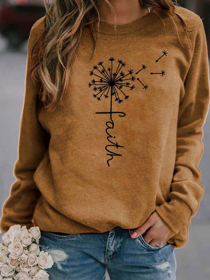 FIONA - Weiches Winter-Sweatshirt Langarm - IdealeKleiden