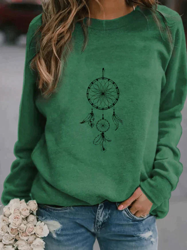 Soft Long-Sleeve Sweatshirt Winter Warm