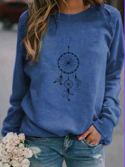 Soft Long-Sleeve Sweatshirt Winter Warm