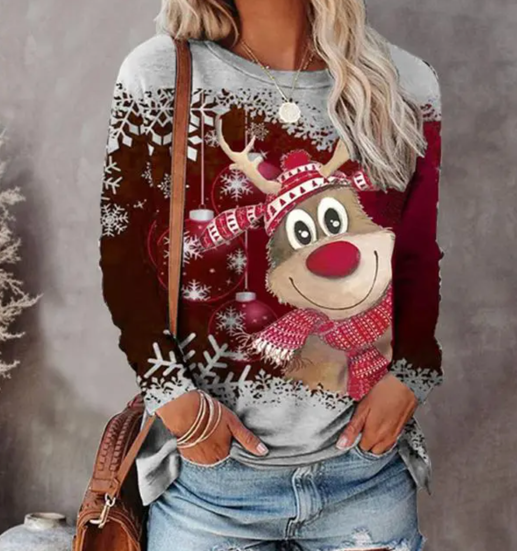 Christmas Jumper Cozy Warm Fleece