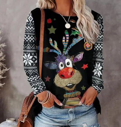 Christmas Jumper Cozy Warm Fleece