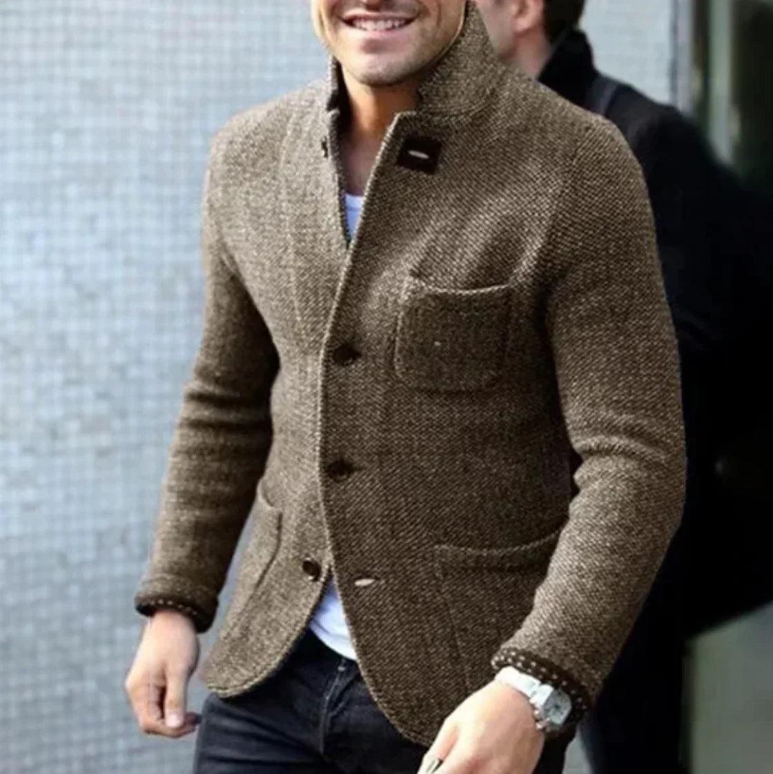 Herren Jacke Stylish Warm Isoliert - IdealeKleiden