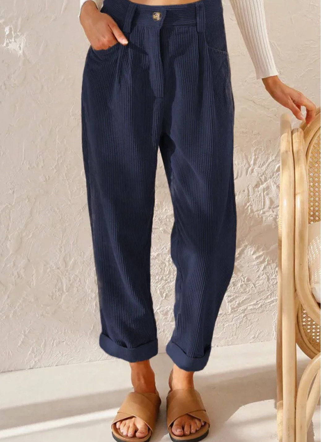 Stylish Spring Trousers Elegant Slim-fit