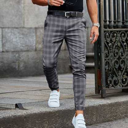 Men's Trousers Stylish Elegant Slim Fit