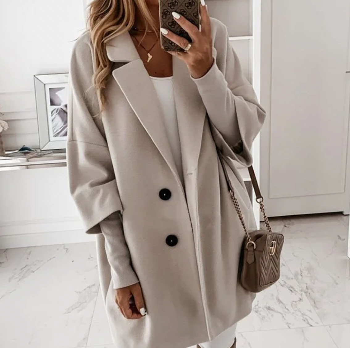 Herbstjacke Damen Stylisch Modern - IdealeKleiden