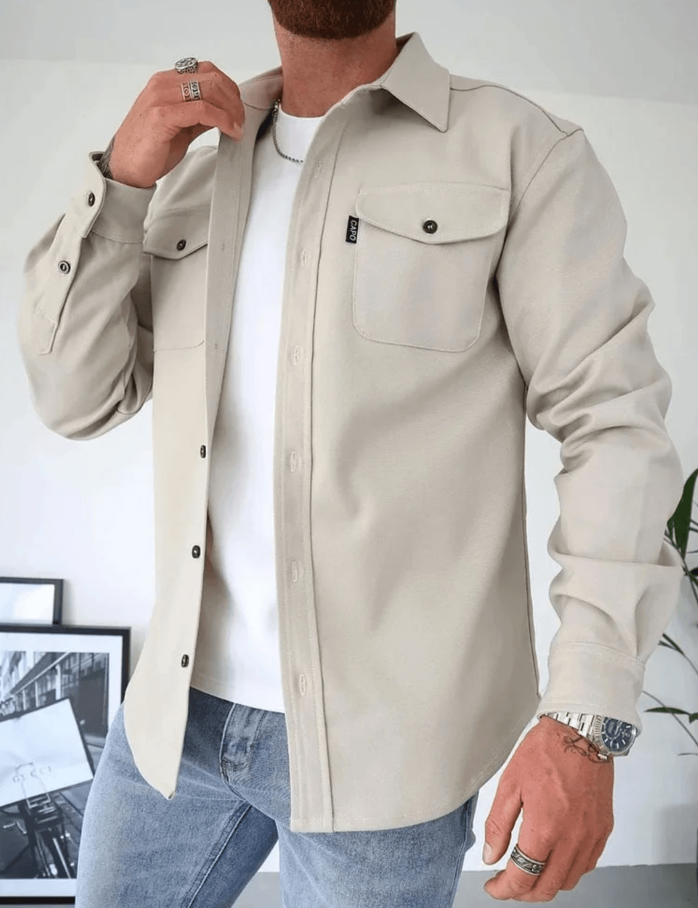 Stylish Men's Shirt Modern Design