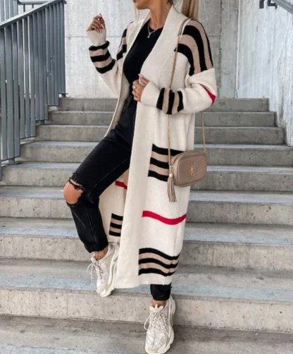 Stylish Autumn Cardigan Long Coat Women