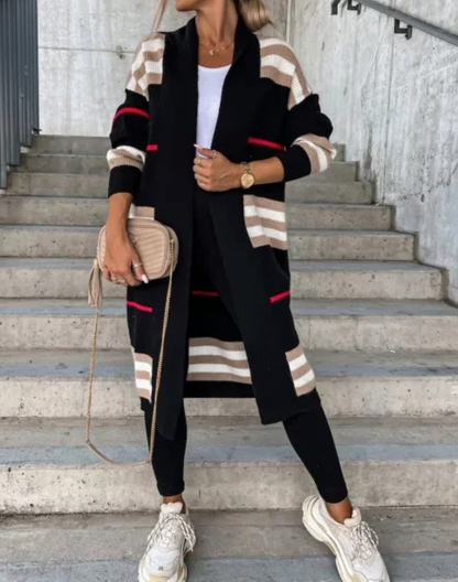 Stylish Autumn Cardigan Long Coat Women