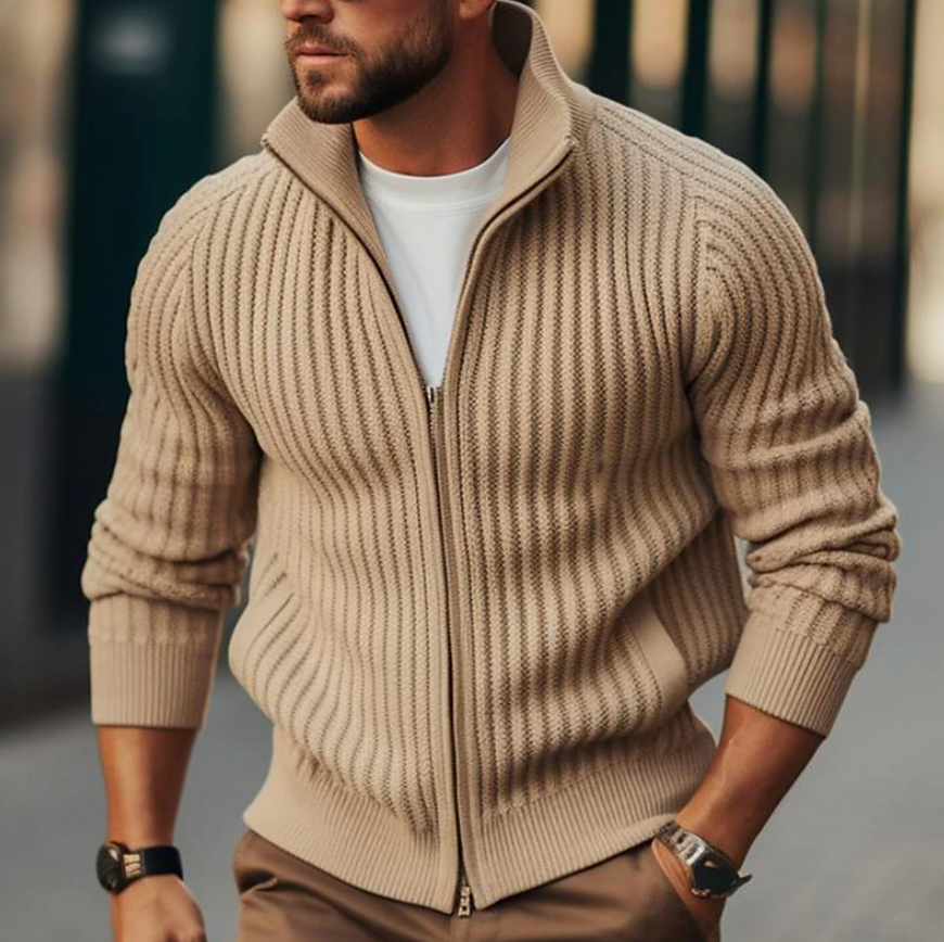 Unglaublich Bequemer Pullover mit Reißverschluss - IdealeKleiden