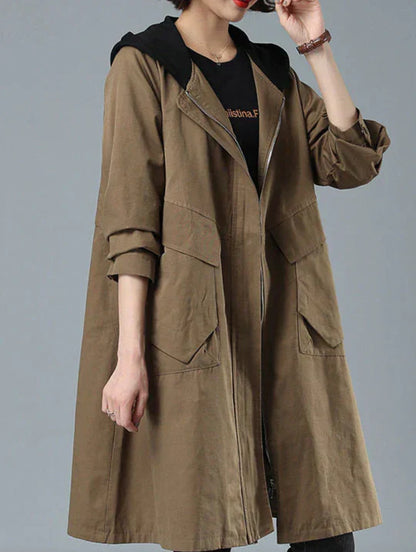 Autumn Winter Coat Long Warm Elegant