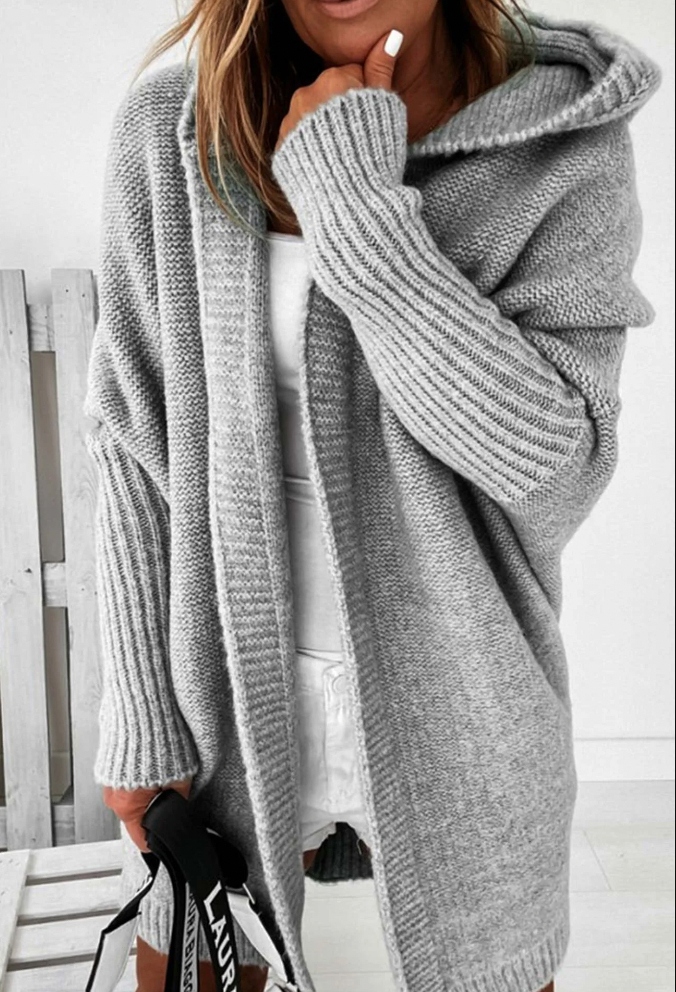Women's Autumn Cardigan with Hood
