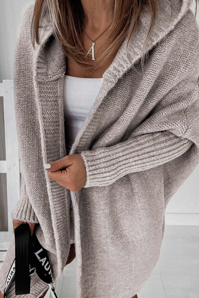 Women's Autumn Cardigan with Hood