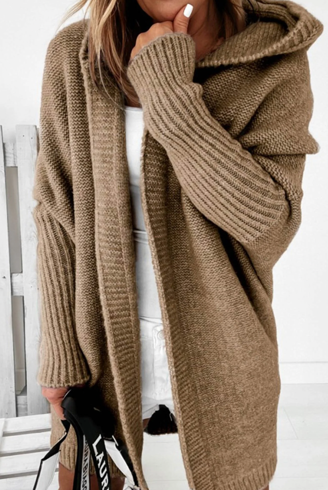Women's Autumn Cardigan with Hood