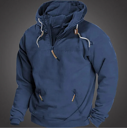 Men's Hoodie Sporty With Drawstring Hood