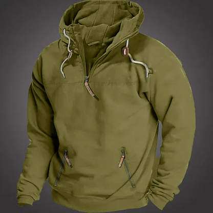 Men's Hoodie Sporty With Drawstring Hood