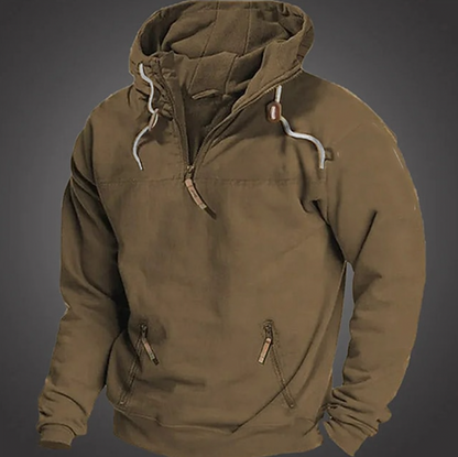 Men's Hoodie Sporty With Drawstring Hood
