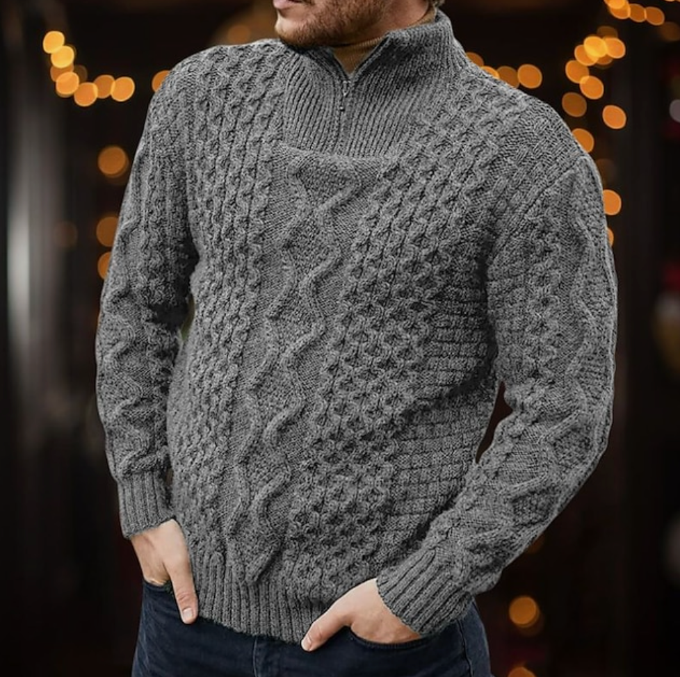 Comfortable Knitted Jumper for Men