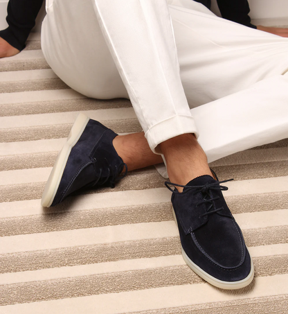 Elegante Herren Leder Slipper Schuhe - IdealeKleiden