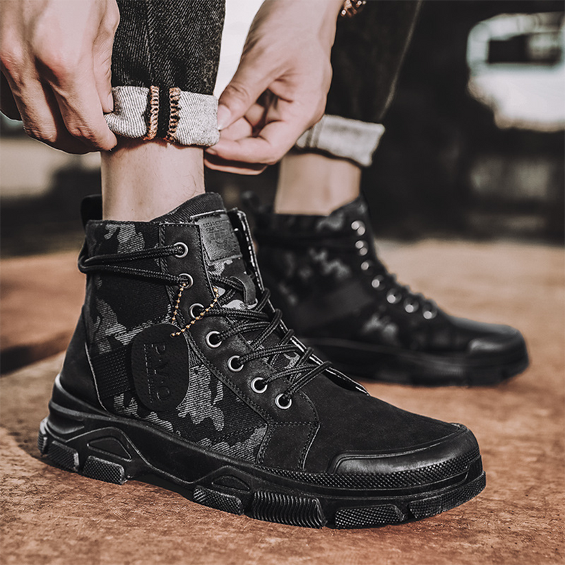Isaiah - Bequeme Herrenstiefel Komfortschuhe - IdealeKleiden