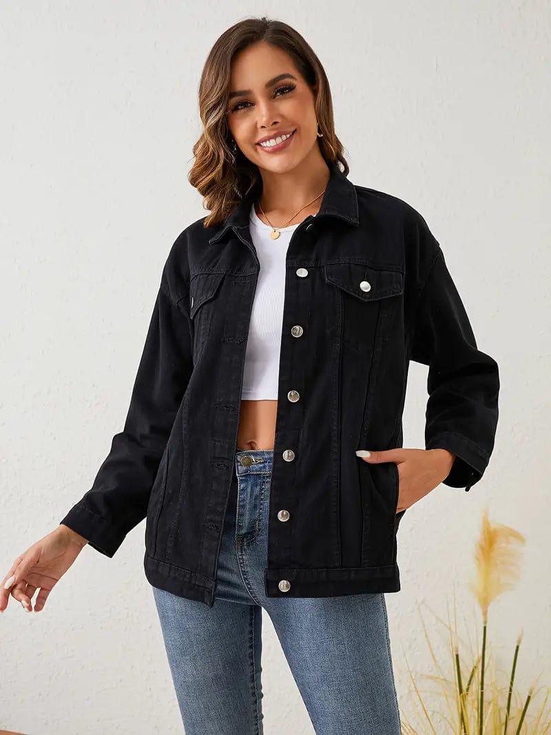 Comfortable Denim Jacket Casual Chic
