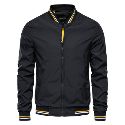 Lightweight Men's Sporty Bomber Jacket