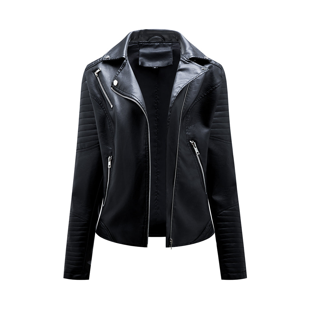 Trendy Leather Jacket for Fall