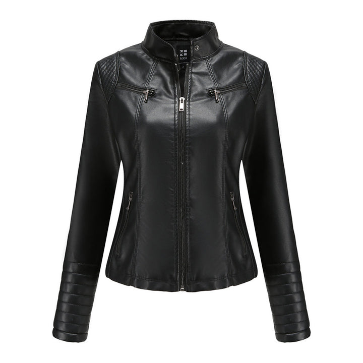 Autumn Leather Jacket Women Trendy Design
