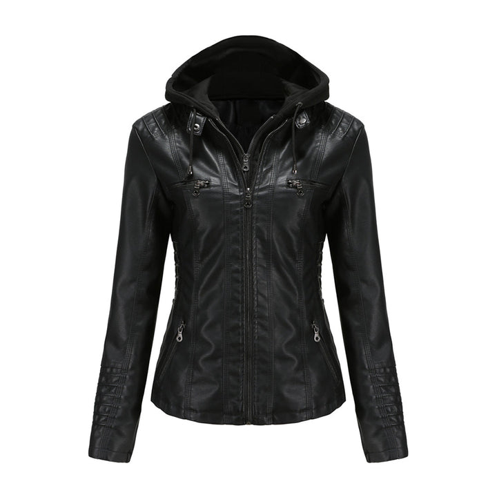 Autumn Leather Jacket Trendy Women&