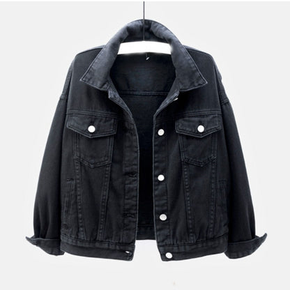 Modische Denimjacke aus Baumwolle Trendig und Elegант - IdealeKleiden
