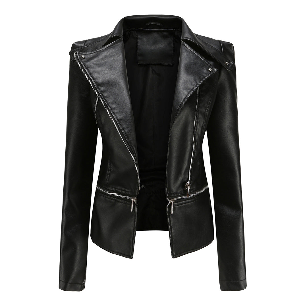 Autumn Trendy Women's Leather Jacket
