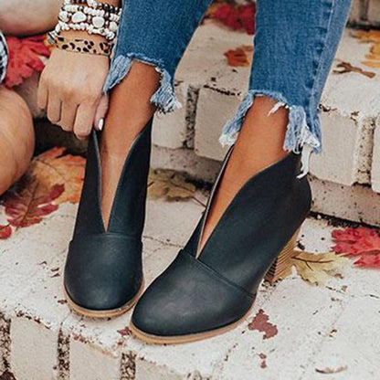 Stylish Ankle Boots for Women - Sleek & Elegant Pointed