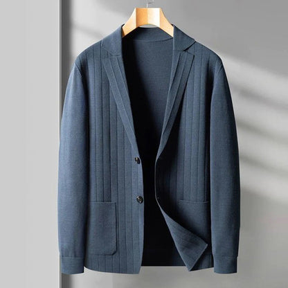 Men's Modern V-Neck Blazer Button