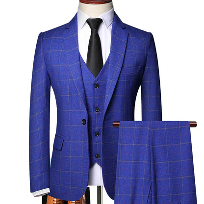 Herren Anzug 3-teilig Elegant Modern - IdealeKleiden
