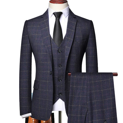 Men's 3-Piece Suit Elegant Modern