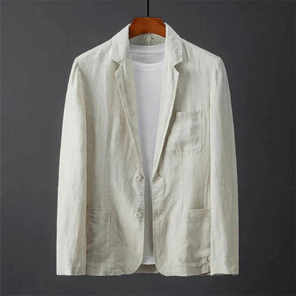 Men's Lightweight Linen Blazer Summer Jacket