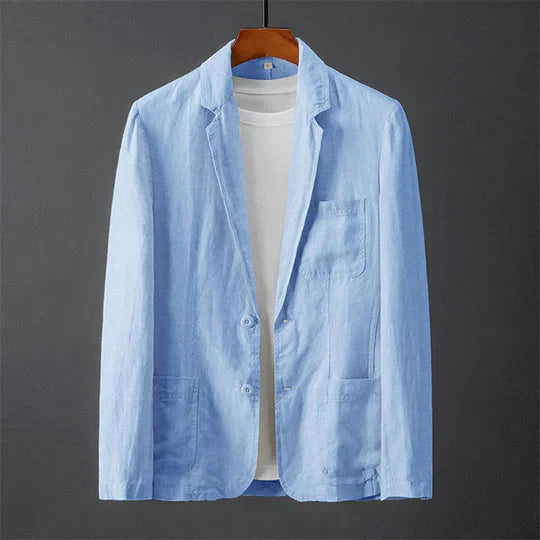 Leichter Leinen Blazer Herren Sommerjacke - IdealeKleiden