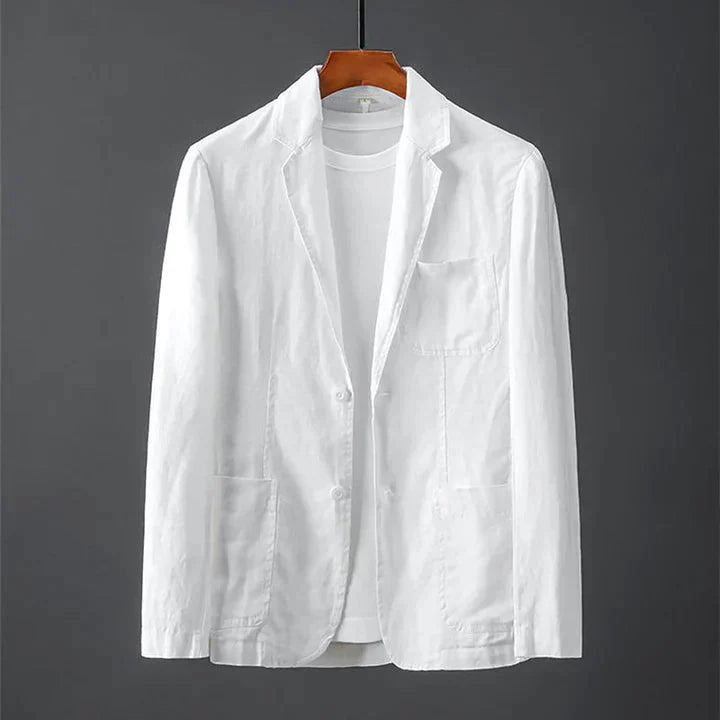 Men's Lightweight Linen Blazer Summer Jacket