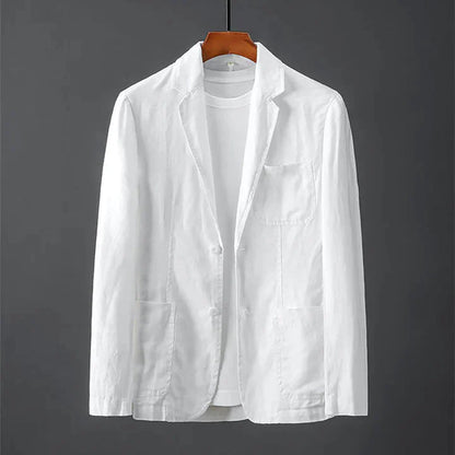 Men's Lightweight Linen Blazer Summer Jacket
