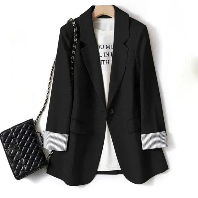Women's Blazer with Pocket - Elegant and Casual
