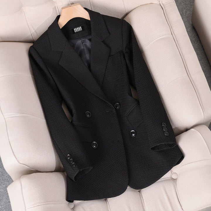 Women's Autumn Plaid Chic Blazer