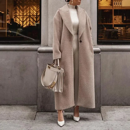 Plus Size Long Jacket Open Front