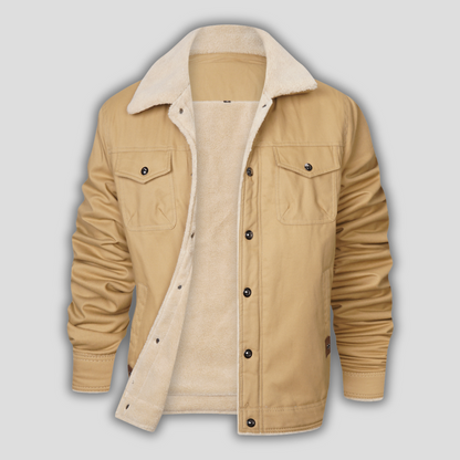 Stylish Men's Jacket Retro Bomber Look