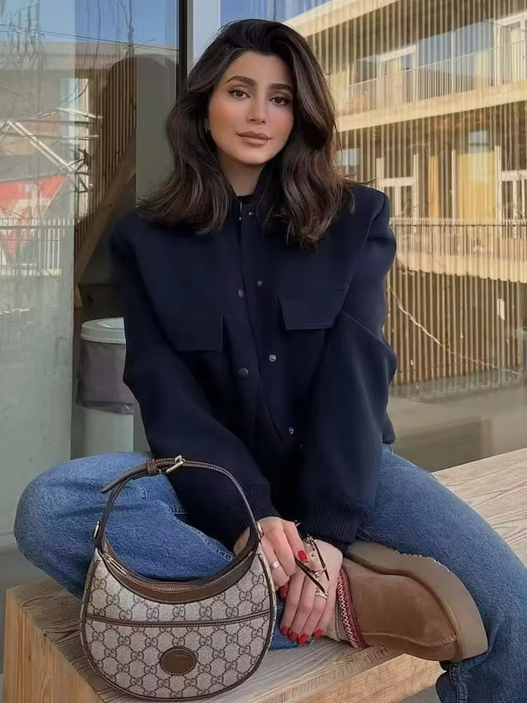 Stylische Damenjacke Freizeitlook - IdealeKleiden