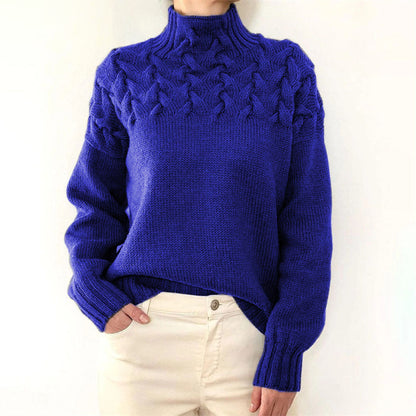 Stylish sweater with a turtleneck design