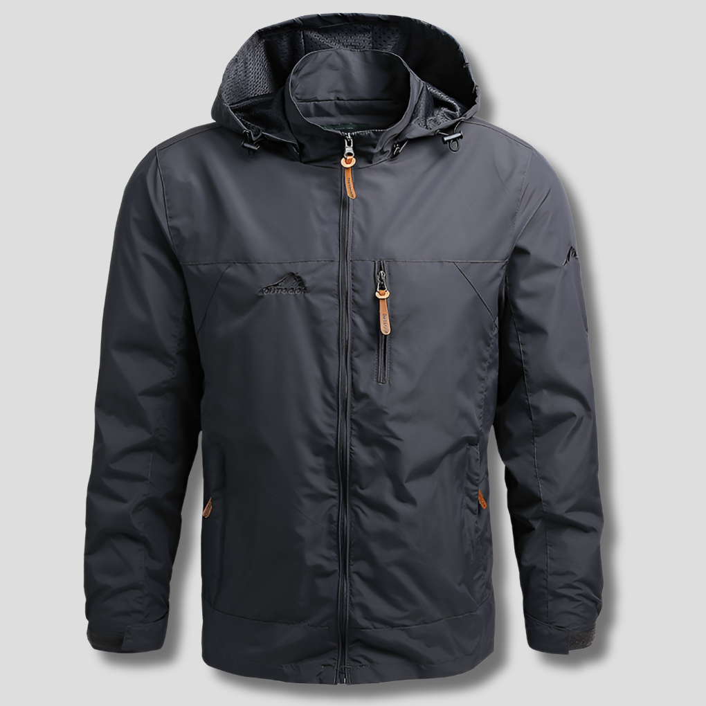 Men's Waterproof and Windproof Outdoor Rain Jacket