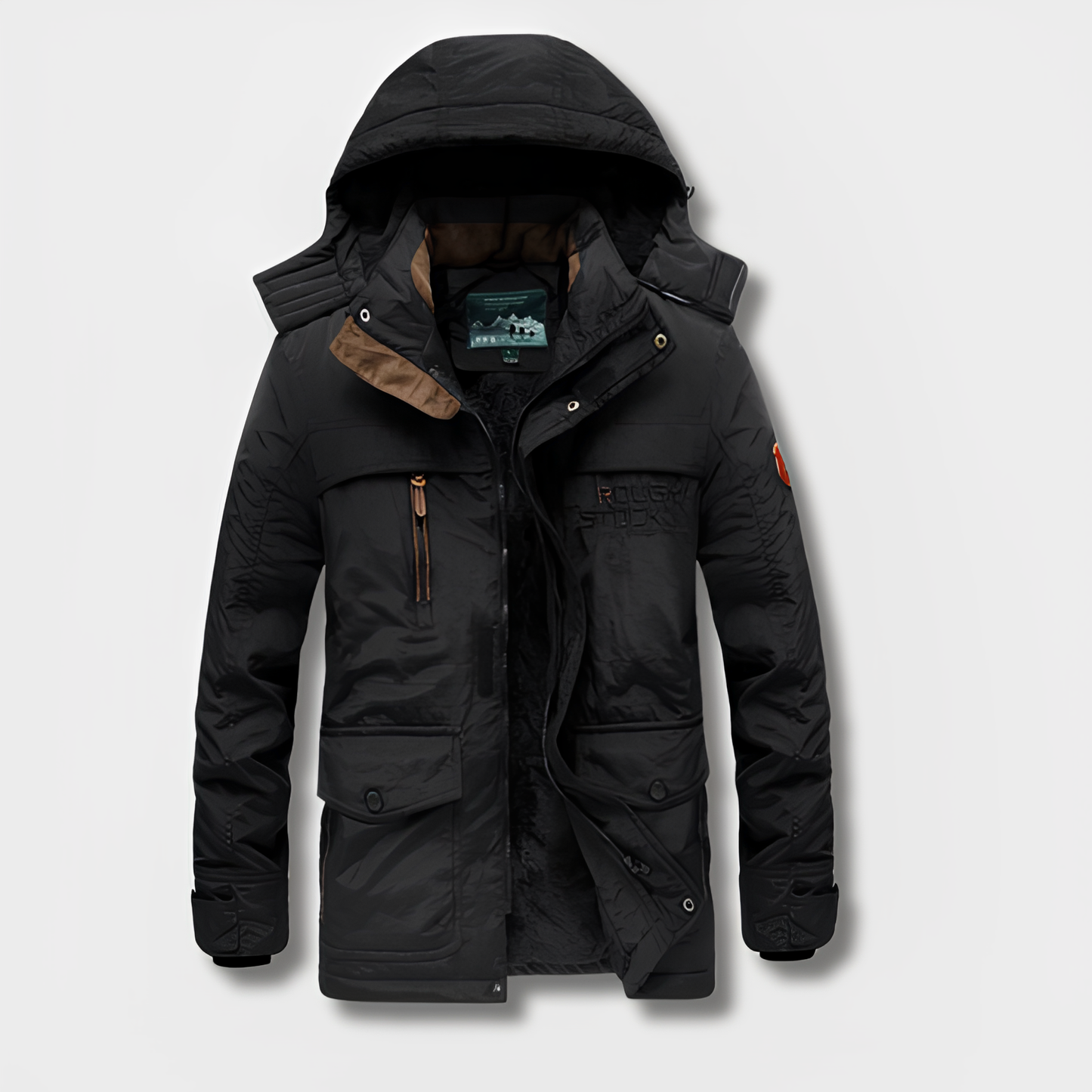 Military Jacket Winter Hood Warm